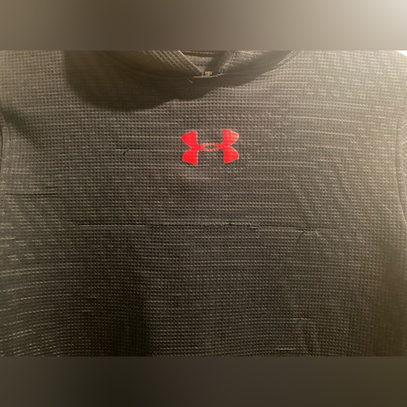 Big Boys Armour Fleece Small Logo Hoodie - Picture 4 of 4